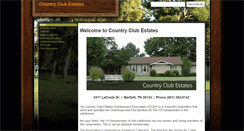 Desktop Screenshot of countryclubestates.org